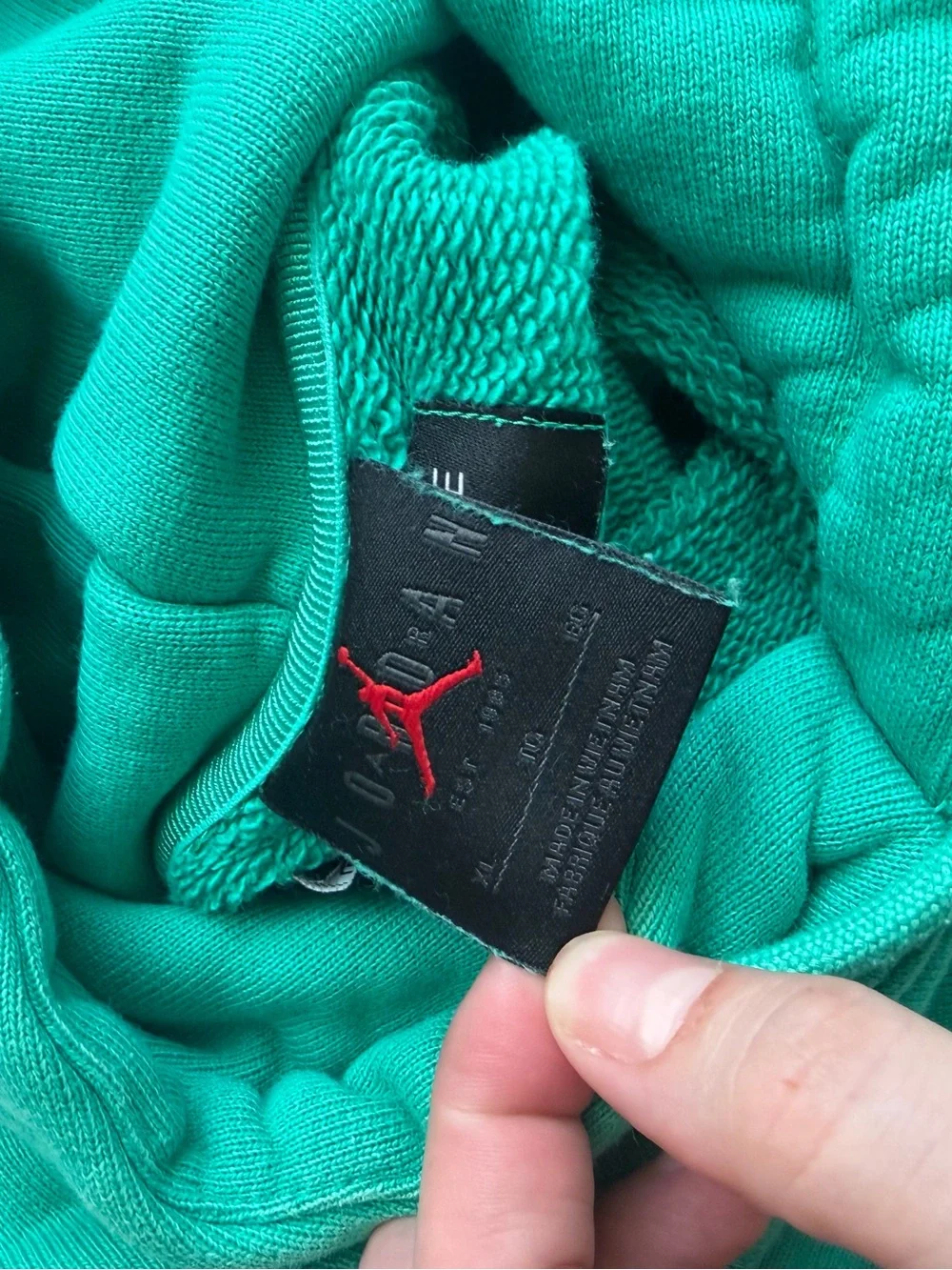 Air Jordan Teal Hoodie - Classic Logo